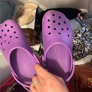 Size 11 Women’s Crocs Purple